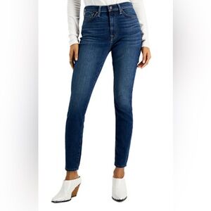 7 For All Mankind Gwenevere High-Waist Ankle Skinny Blue Jeans Size 24